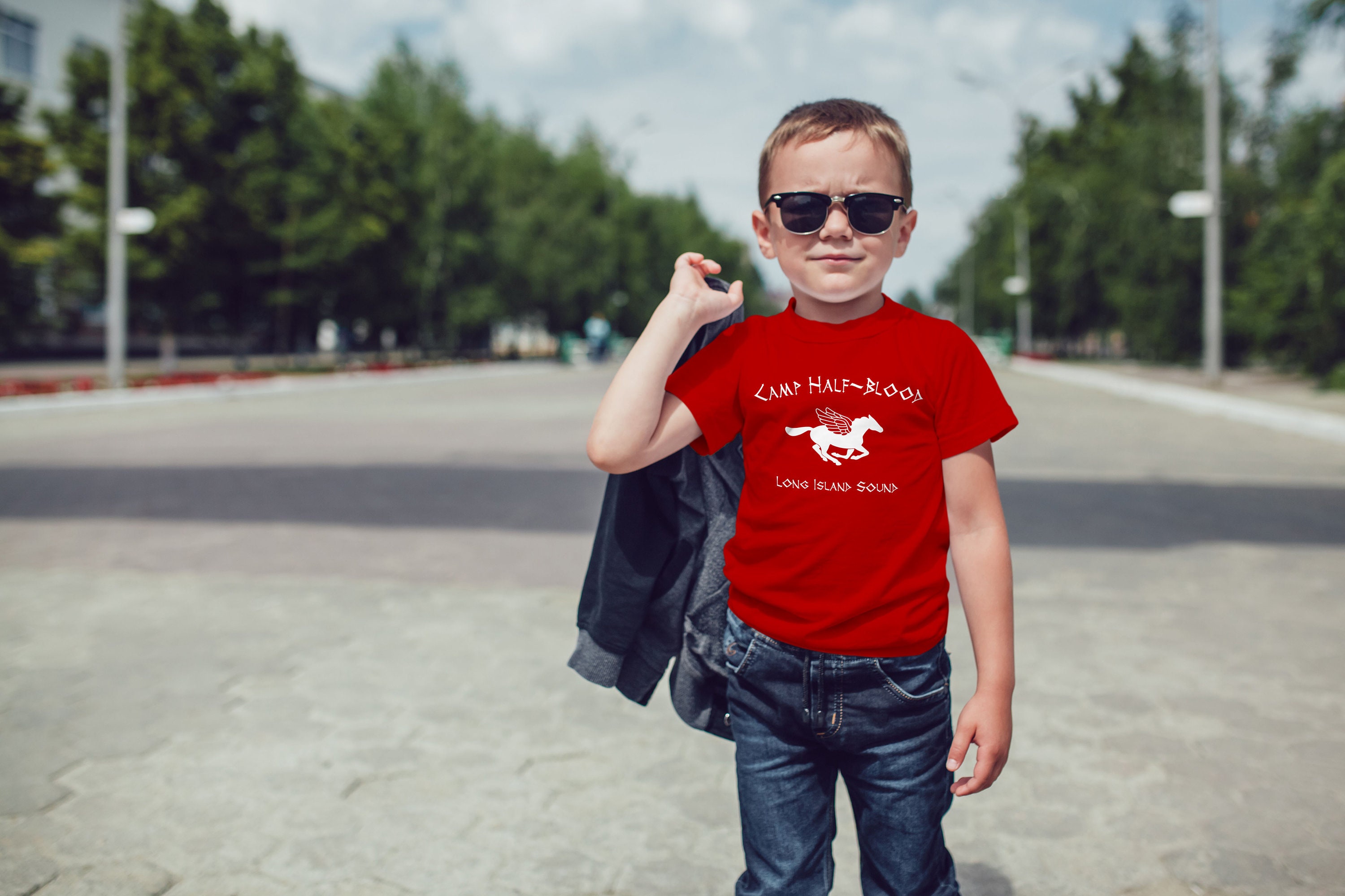 Camp Half-Blood - Standard Pegasus Design - Classic Fit T-Shirt