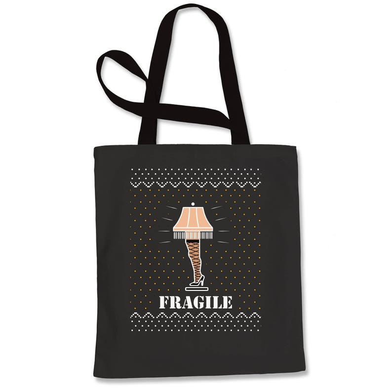 Fragile Leg Lamp Christmas Story Shopping Tote Bag