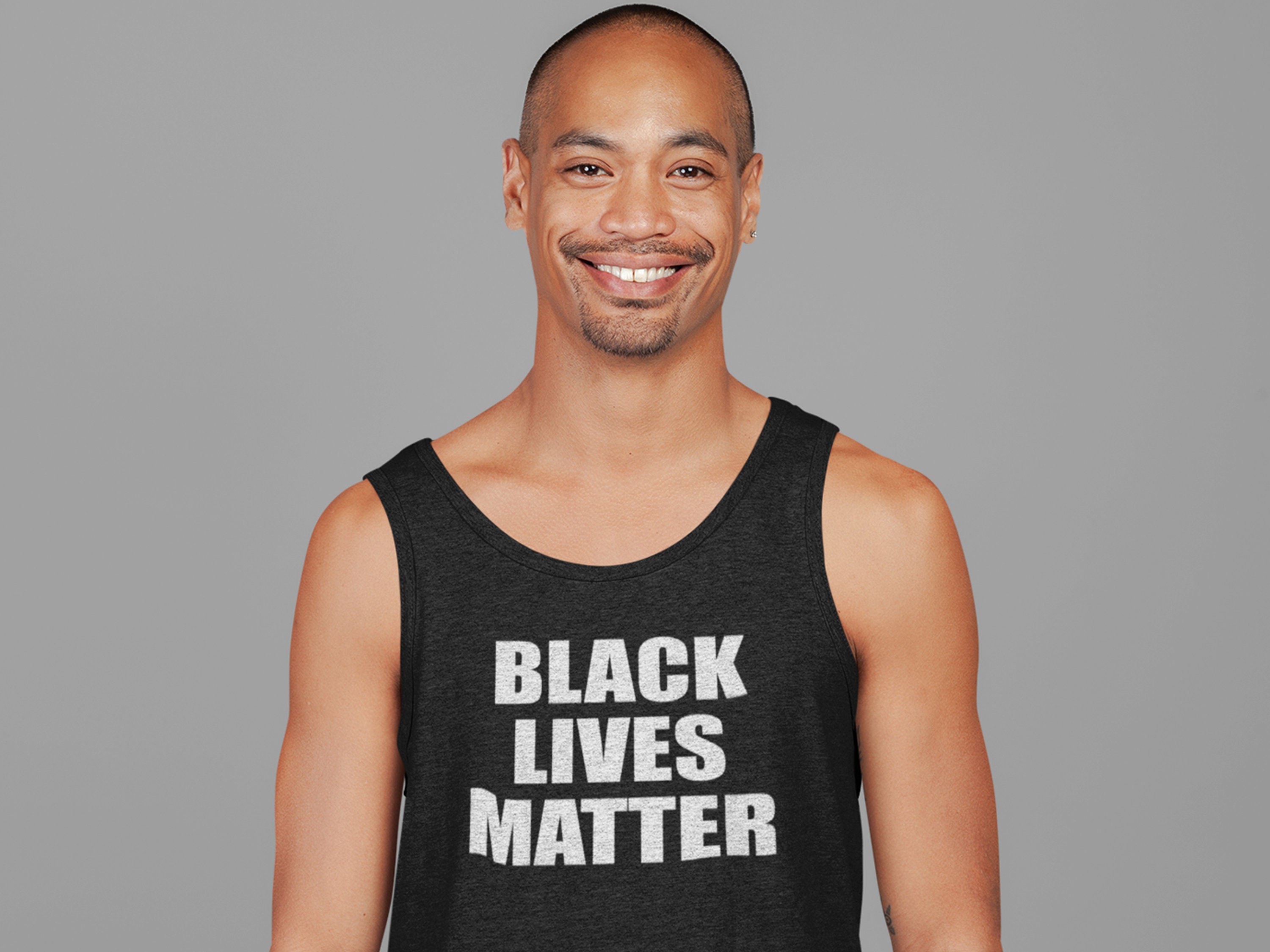 Black Lives Matter BLM Jersey Tank Top for Men - Etsy