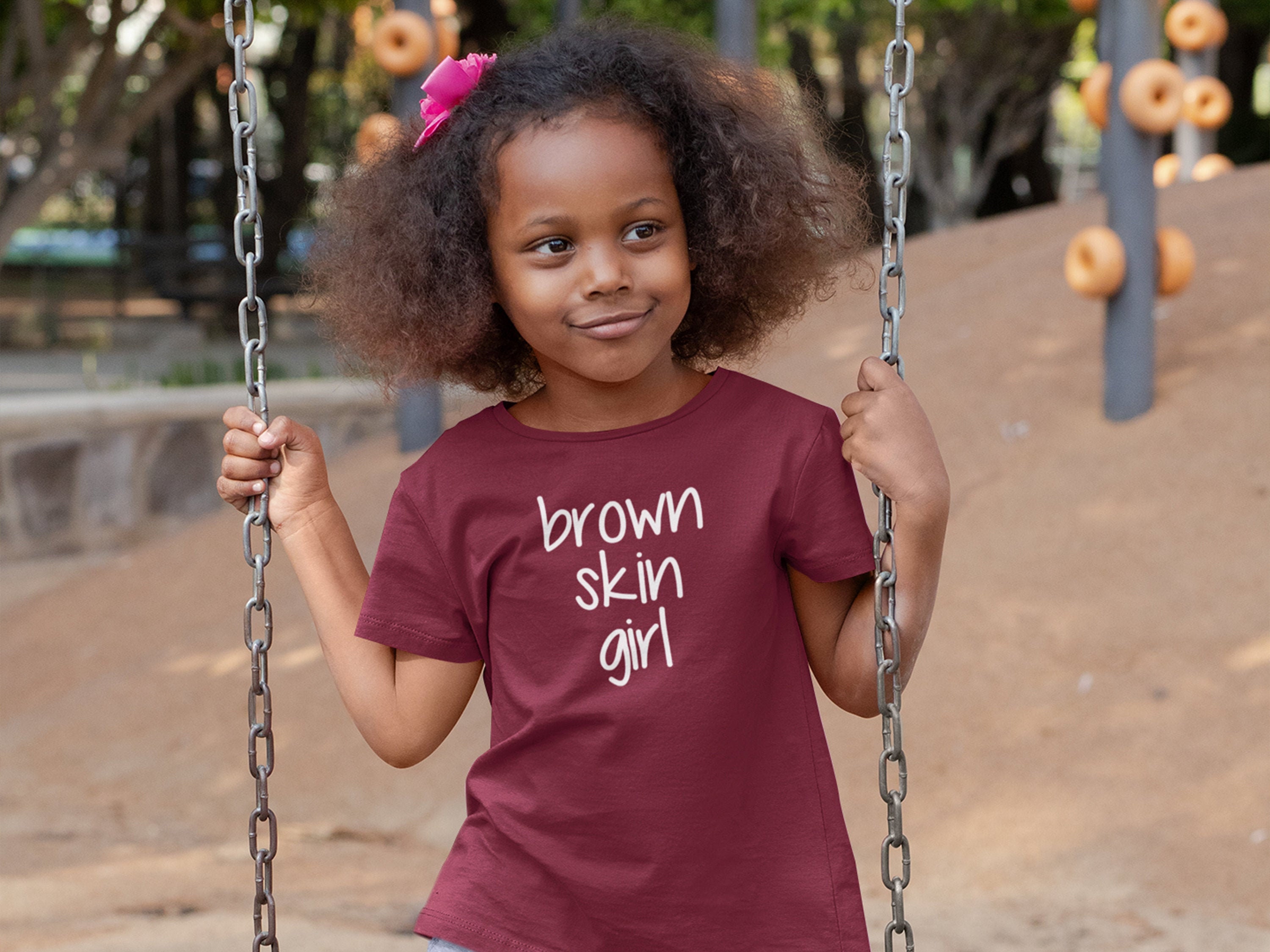 youth brown t shirt