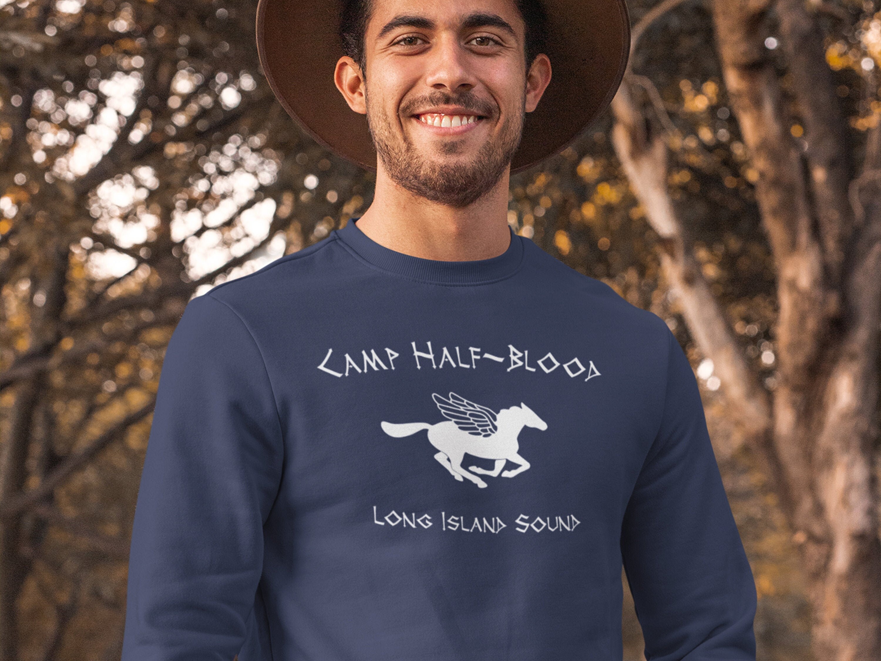 Camp Half-Blood Long Island MAN T-SHIRT Demi-God Greek Gods tees