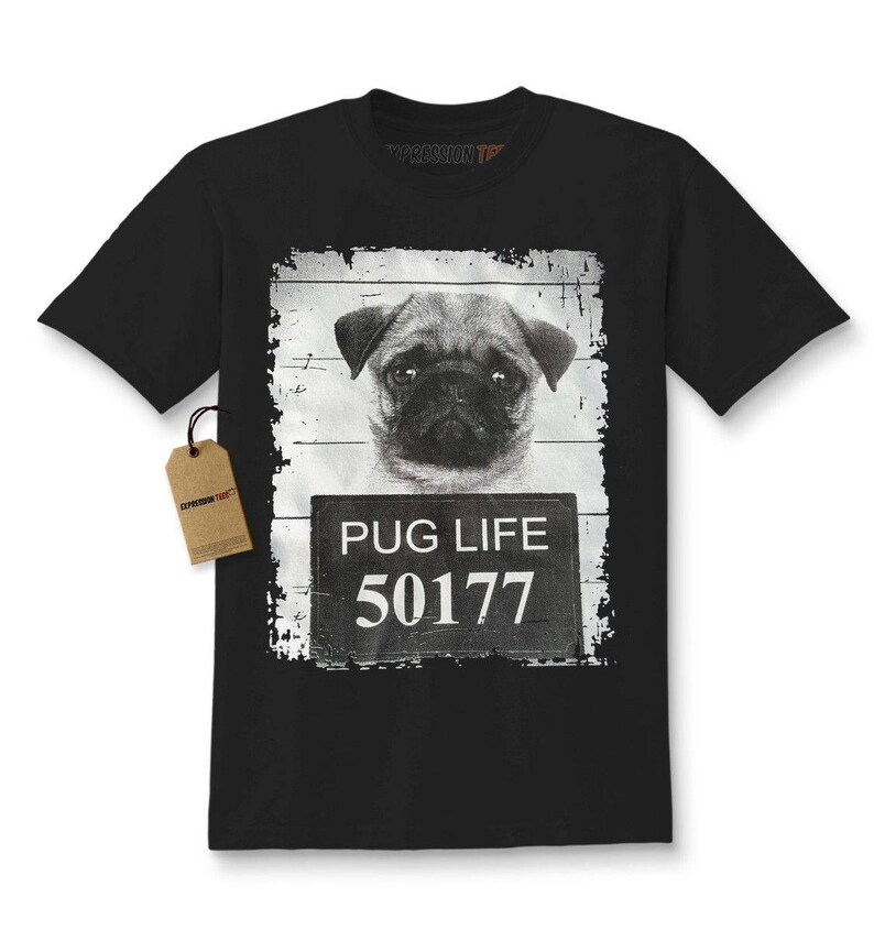 Expression Tees Pug Life Funny Thug Life Youth-Sized Hoodie