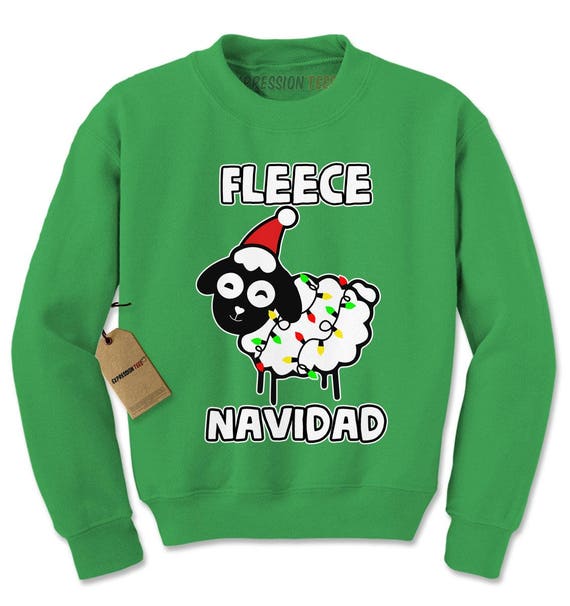 fleece navidad sweatshirt