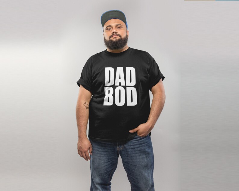 Men's Dad Bod Shirt Printed Fathers Day Tshirt Dad Bod Etsy
