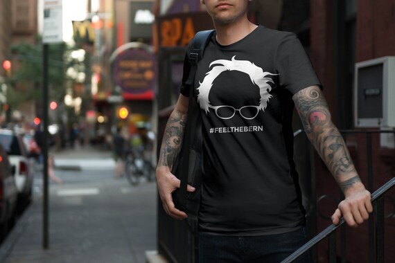 Mens Feel the Bern Shirt Bernie Sanders 