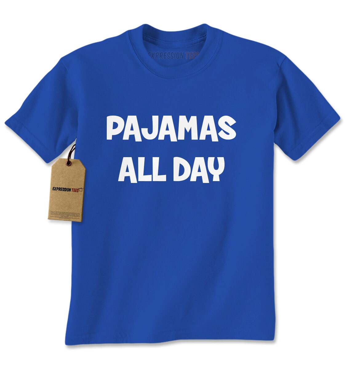 Men's Pajamas All Day T Shirt Pajamas Party Unisex Short Etsy