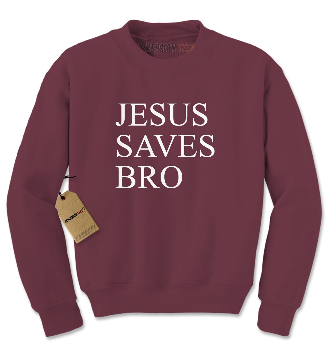 Jesus Saves Bro Adult Crewneck Sweatshirt - Etsy