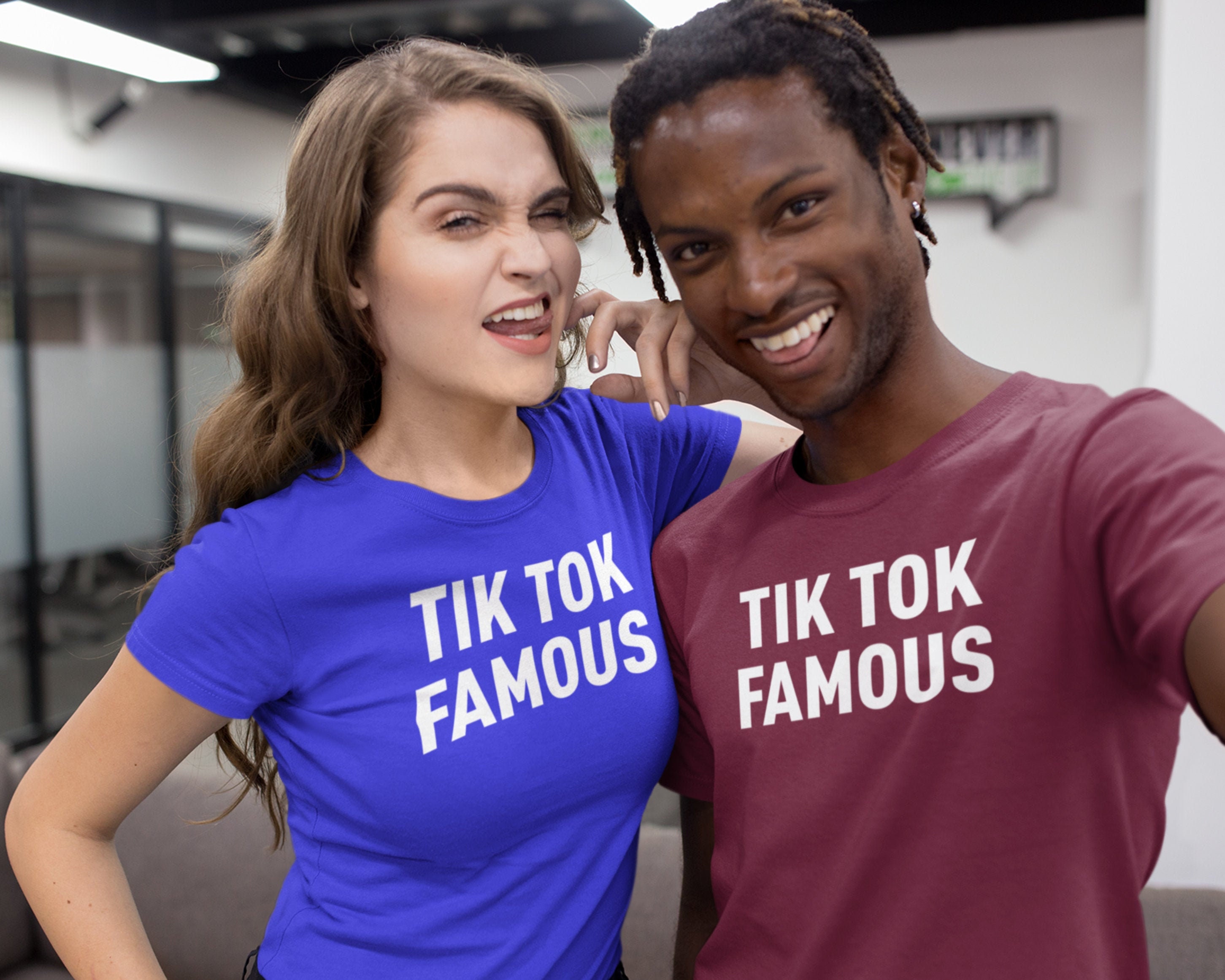 Tik Tok Famous Mens T-shirt - Etsy 