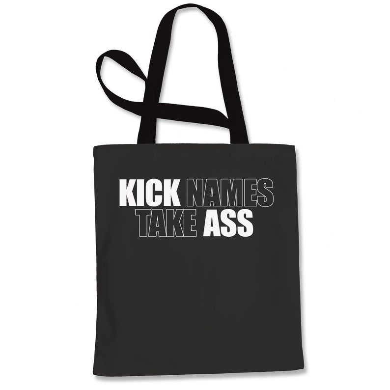Kick Names Take A-S Shopping Tote Bag