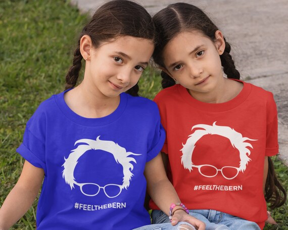Expression Tees Peace Love Bernie Sanders for President Unisex Adult Tie-Dye Hoodie 