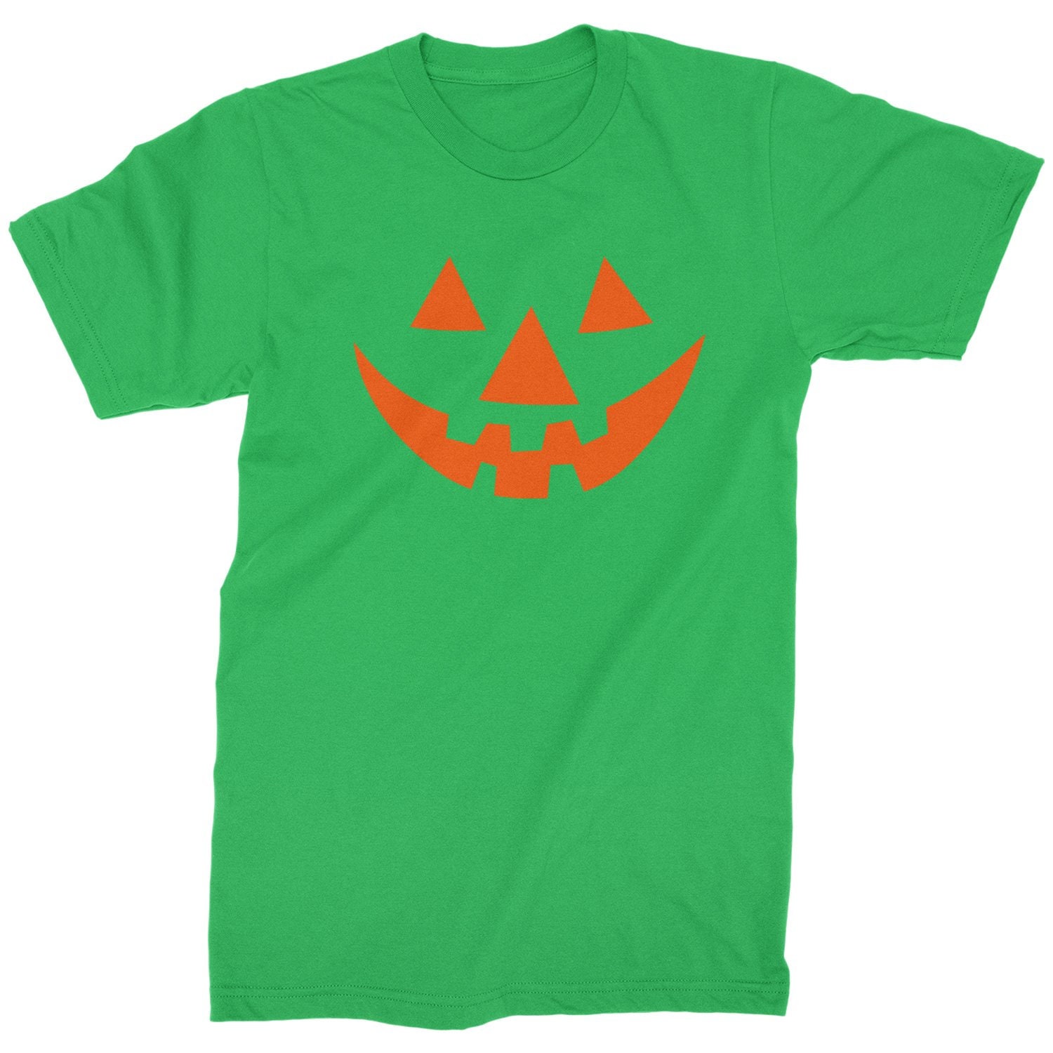 orange shirt with pumpkin face