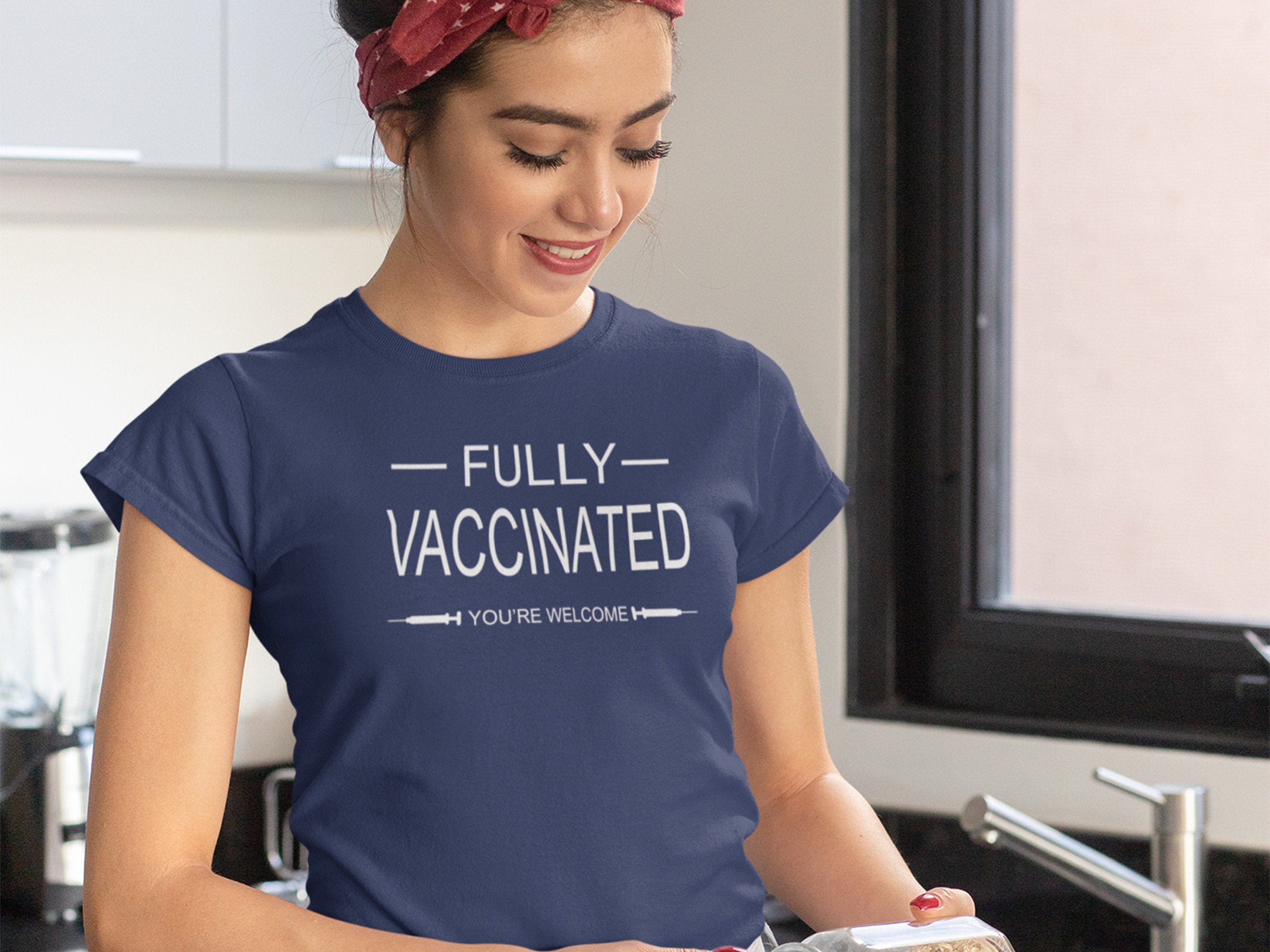 Fully Vaccinated You're Welcome Womens 