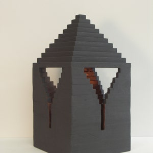 Pyramidal Keyhole | Minimalism | Wood Sculpture | Architecture ...