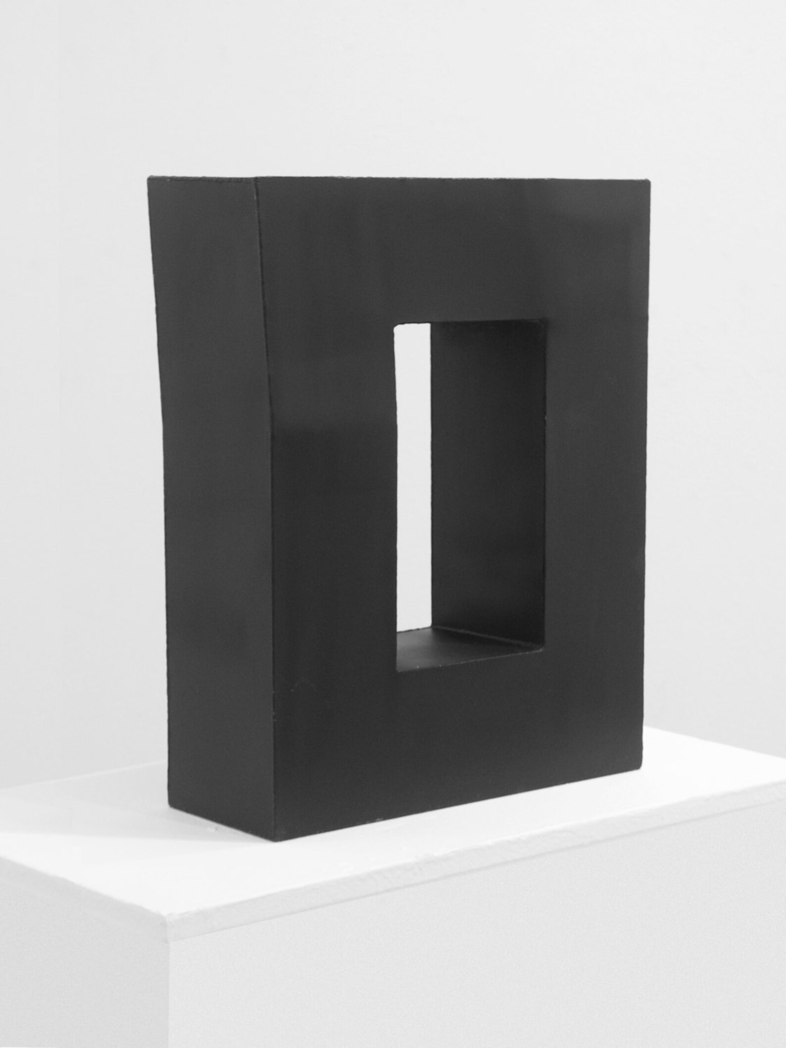 Modern Minimalist Sculpture Block With Distorted Angle Etsy