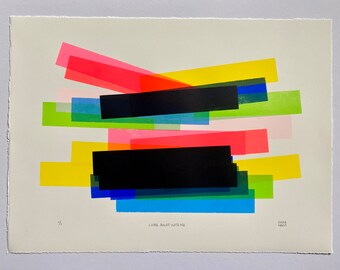 One-off | Original Abstract Screenprint