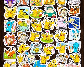pokemon stickers etsy