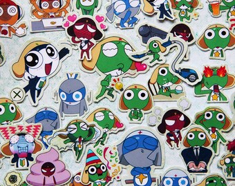 Anime Keroro Gunso Sgt Frog Characters Green Color Lanyard Key Chain Giroro