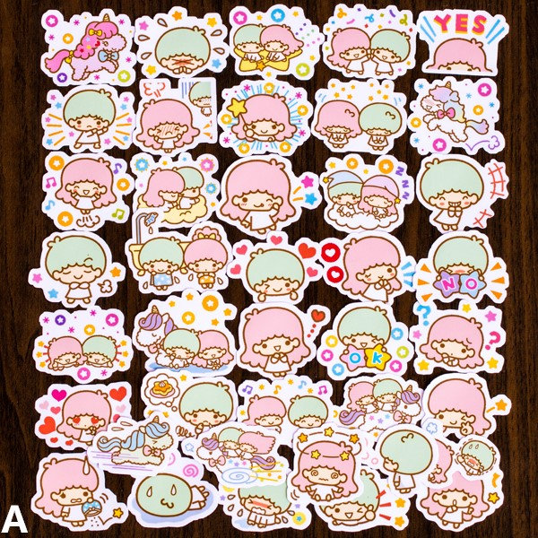 40 Pcs Little Twin Stars Sticker Pack/Decorative Etsy