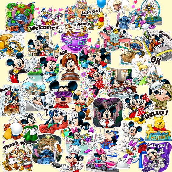 40 Pcs Mixed Cartoon Sticker Pack/Anime Stickers/Decorative | Etsy