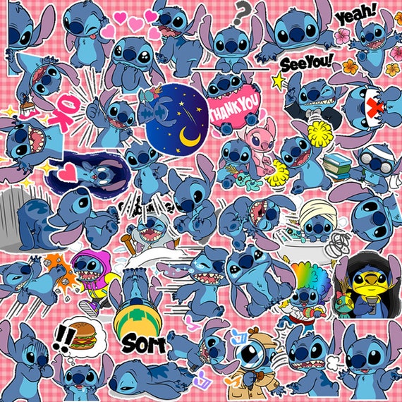 40 Pcs Stitch Sticker Pack/Anime Stickers/Decorative | Etsy