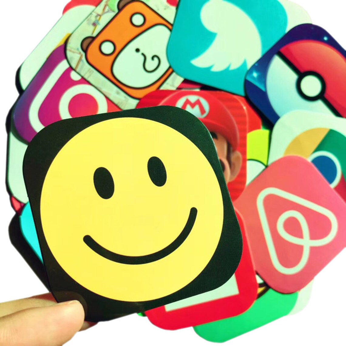 51 Pcs Social Media Apps Icon Sticker Pack Laptop Suitcase Etsy