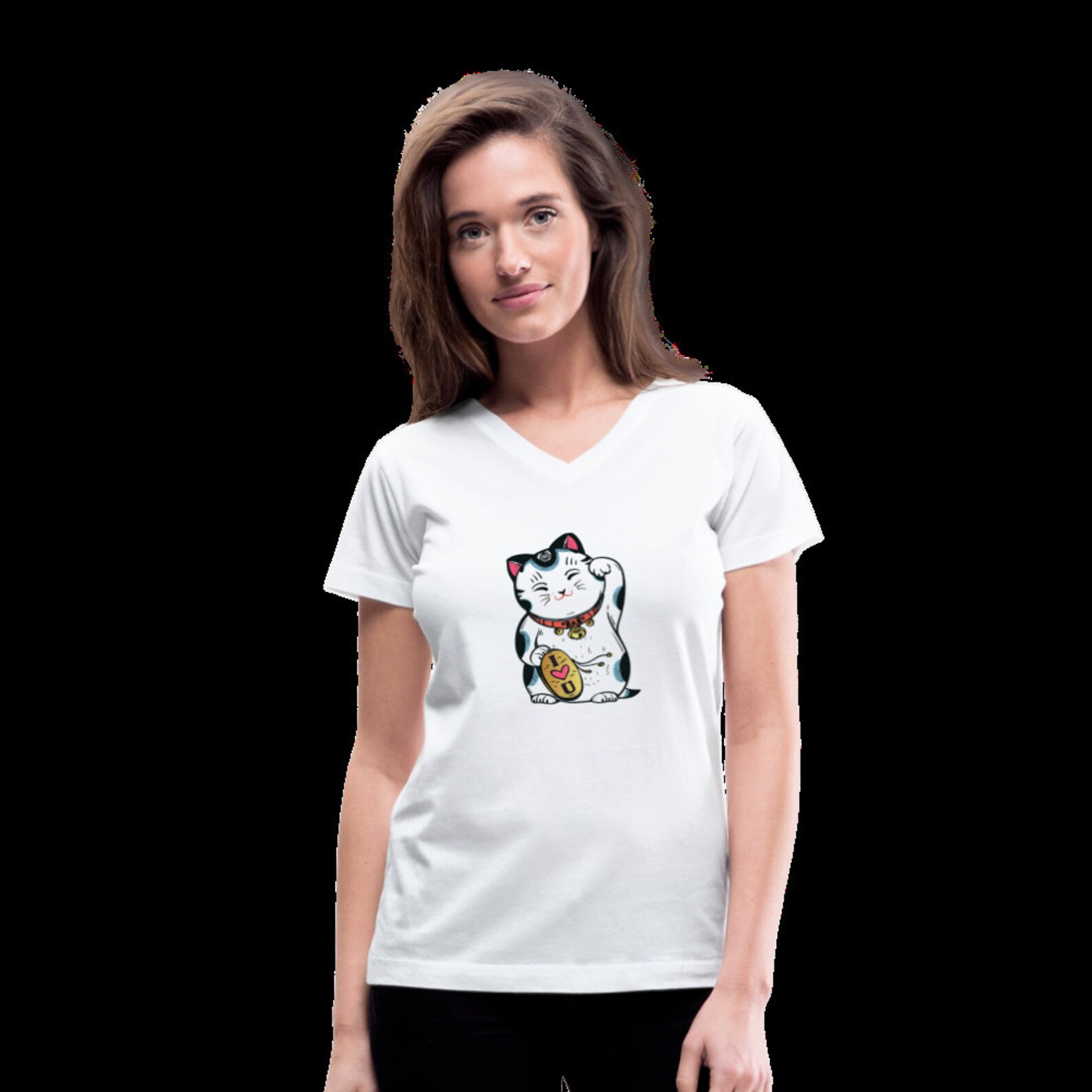 Women's Kitty T-Shirt | Etsy