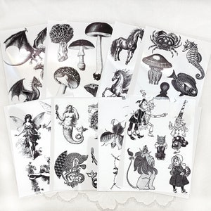Pochoirs pour cyanotype, blueprint, choisissez votre pochoirs, DIY craft adultes et enfants, cadeau, kit de bricolage, sunprint