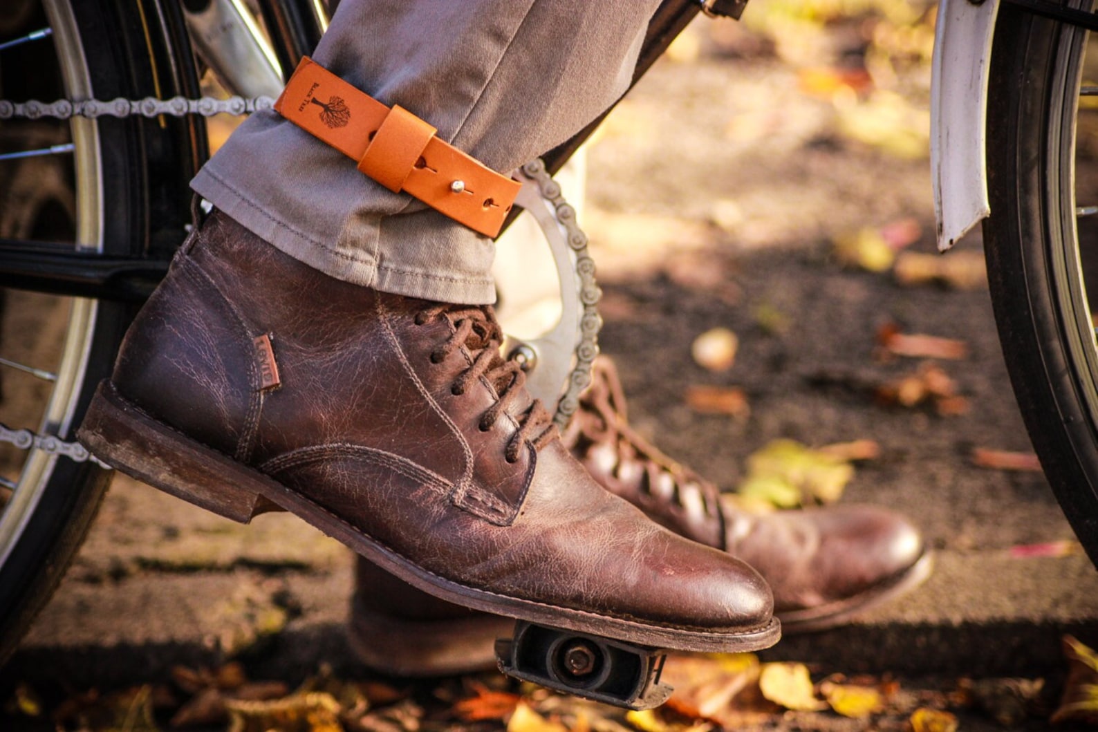 Leather Pant Leg Strap Bike Pant Saver Bike Ankle Strap Etsy