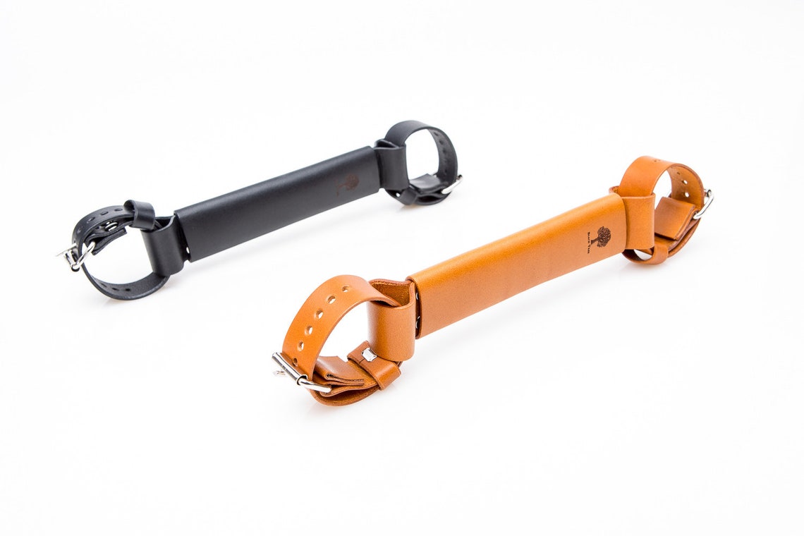 leather bike handles