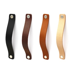 Leather Handles, Leather Drawer Pulls, Leather Pulls, Leather Knobs, Cupboard Handles, Wardrobe handles, knob pulls K20