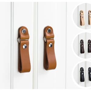 Skórzany uchwyt meblowy No.008 PREMIUM