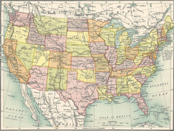 アメリカ合衆国のアンティーク政治地図、アンティークのホーム