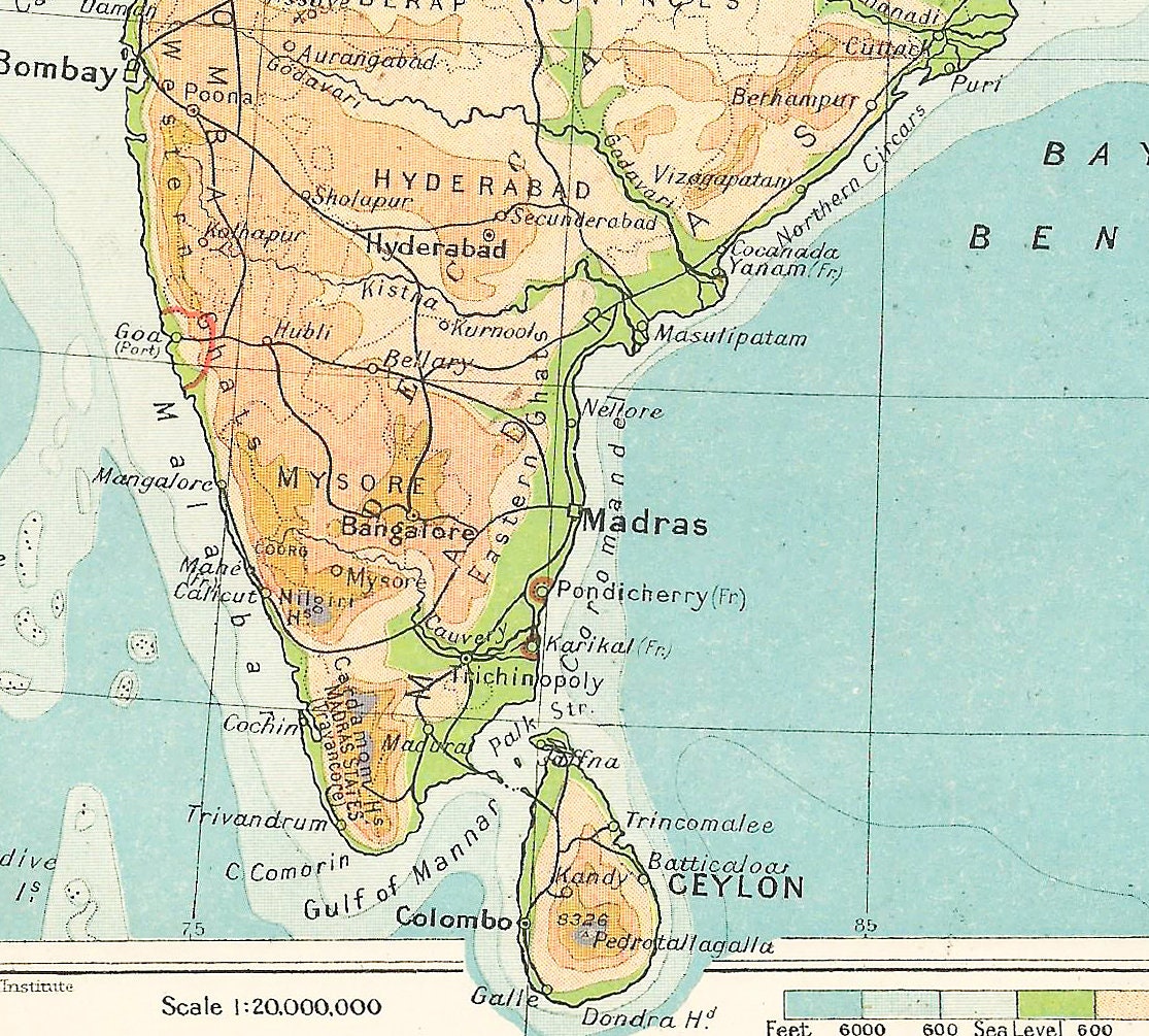 India and Indo-china Map 1920s Topographical Geography Home - Etsy