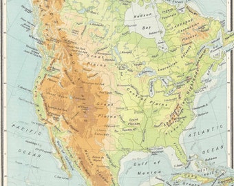 アンティーク アメリカ合衆国 地形図 大判 教材 il_340x270.4646407638_7b8l.jpg