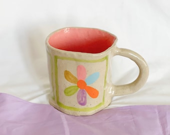 Flower power mug SECONDS SALE