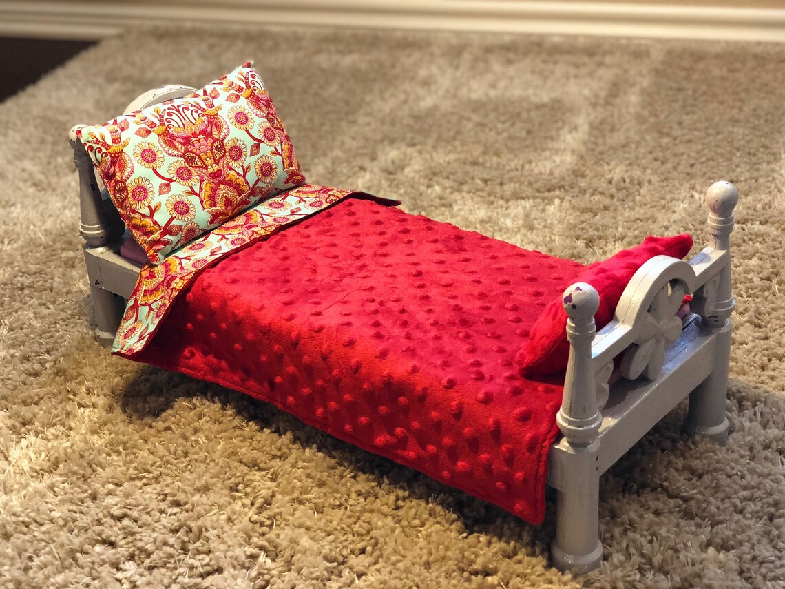 American Girl 18 Doll Blanket & Pillow Set de 3 Tula Etsy