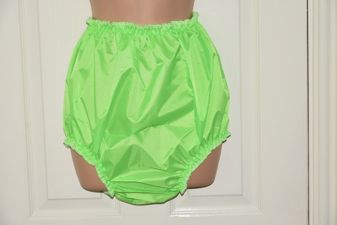 CRINKLY Rip-stop Parachute Nylon Adult Baby Diaper Panties, Plasticy ...