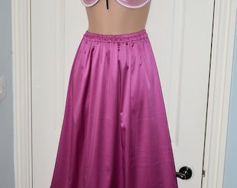 Silky sissy petticoat / underslip, lacy feminine hem, lovely lingerie, Sissy Lingerie AH