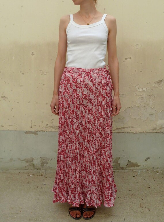 vintage indian Anokhi skirt lehanga India free siz