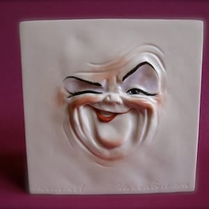 Porcelain Art Tile, Ceramic Tile, Sculpture,  Allyson Nagel Original Designs