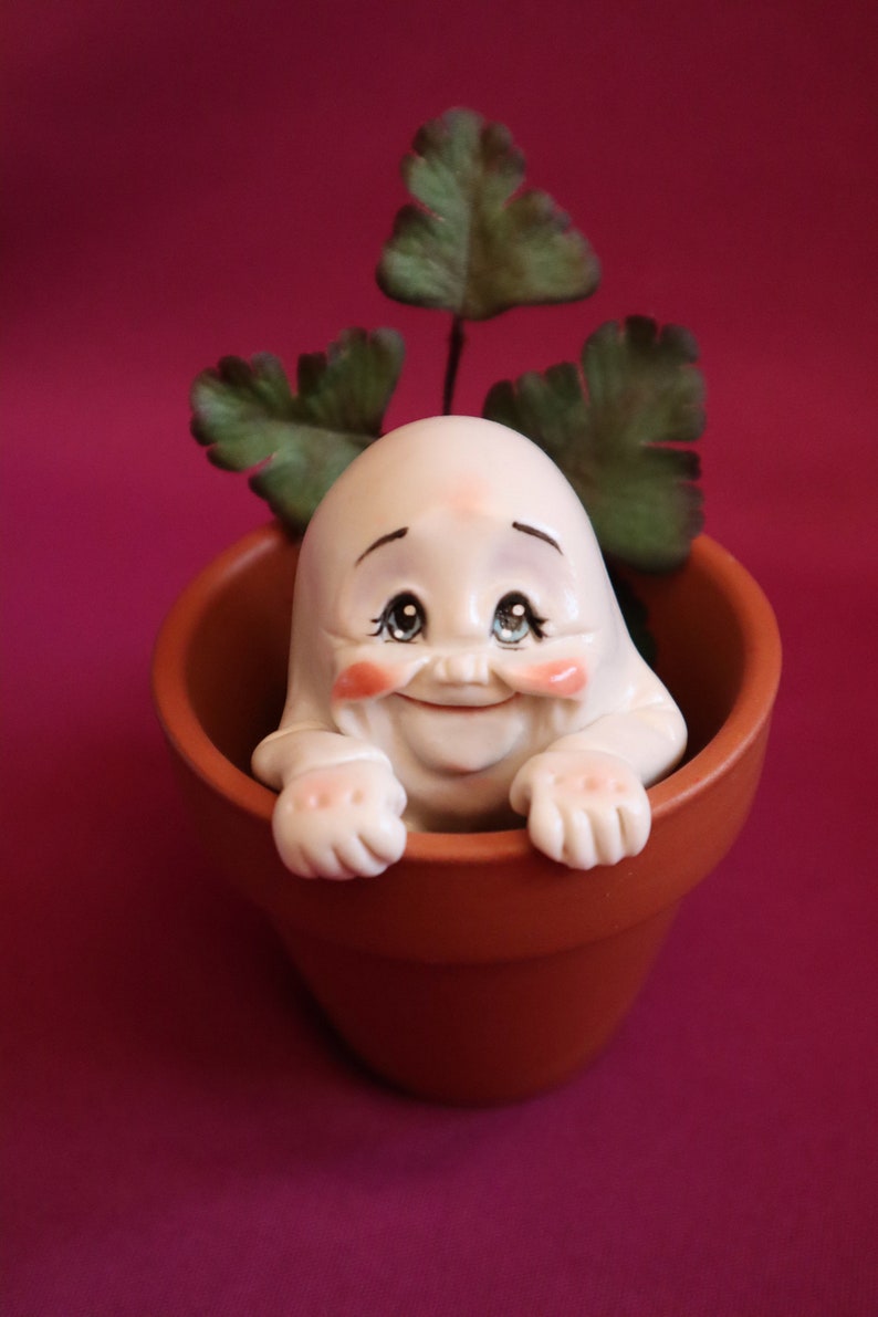 Egg Plant, Humpty Dumpty, Allyson Nagel Original Design, Figurine image 4
