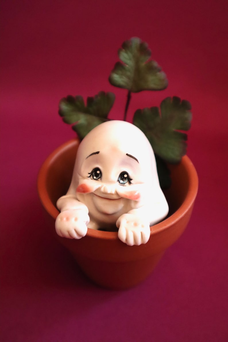 Egg Plant, Humpty Dumpty, Allyson Nagel Original Design, Figurine image 5