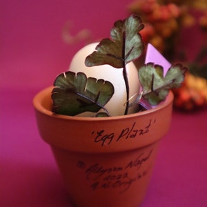 Egg Plant, Humpty Dumpty, Allyson Nagel Original Design, Figurine image 3