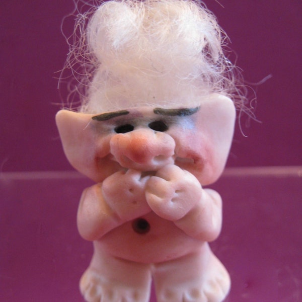 Troll -- Allyson Nagel - A.N. Original Designs -- Porcelain Figurine