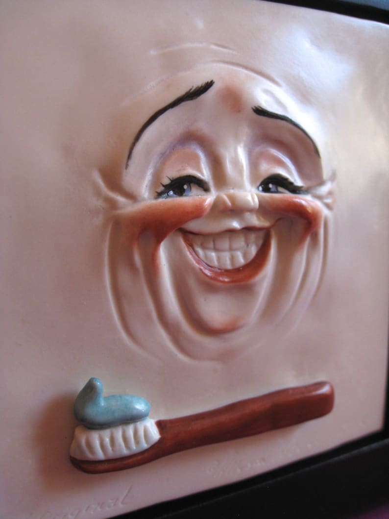 Porcelain Framed Art Tile Dental Ceramic Bathroom Tile Etsy