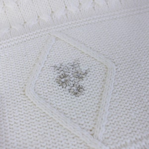 Weißer Pullover Vintage Kleidung Unisex Größe 42 Bild 8
