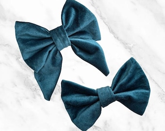 Handmade Velvet Dog Bow Tie, Formal Pet Wedding Accessory