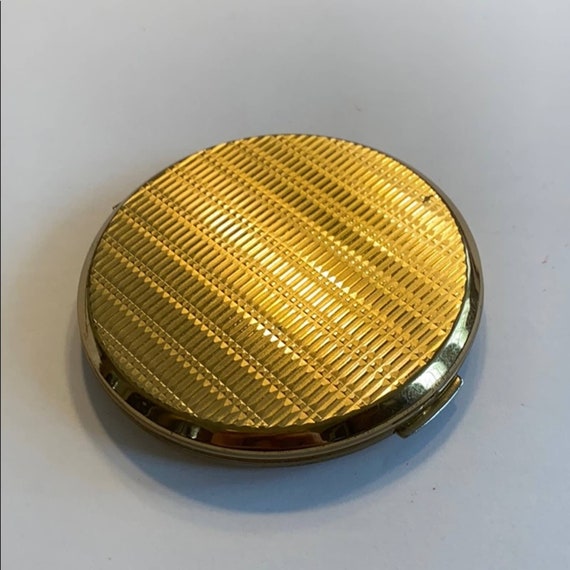 Vintage Stratton compact with mirror, Foundation … - image 2