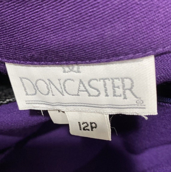 Vintage Doncaster Purple shirtdress midi belted 1… - image 9