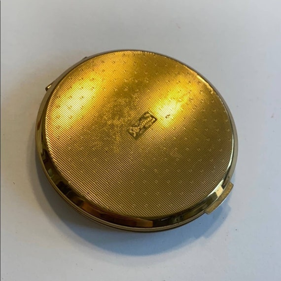 Vintage Stratton compact with mirror, Foundation … - image 3